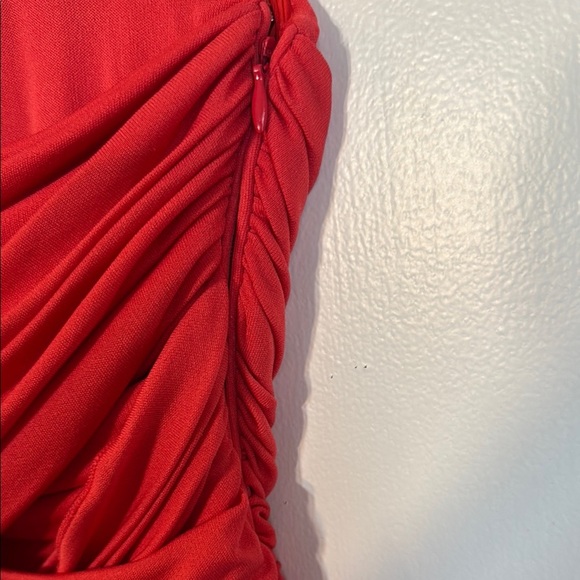 Famous Luxury Giambattista Valli NWOT Draped & Fitted Red Dress Made in Italy - Picture 8 of 12